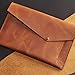 Capra Leather reMarkable 2 Tablet Case for Men, Light Brown E-reader Folio, Handmade E-ink Digital Paper Sleeve, Protective Marker Holder. Mens Gifts