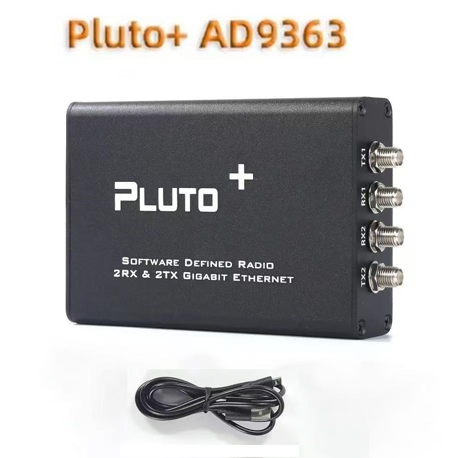 PLUTO+ Transceptor de radio definido por software, SDR de banda ancha de 70 MHz-6 GHz con 2TX/2RX, compatible con AD9363/AD9361/AD9364, Zynq-7010 FPGA, Gigabit Ethernet, USB OTG, plataforma de