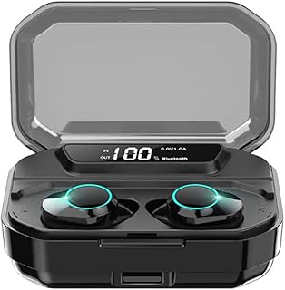 Kumi T3s Fone Ouvido Conectividade Bluetooth 5.0 Bateria de Até 4 horas Display Digital para Nível de Bateria Controle de Toque Classificação IPX6 Resistência à Água Conexão Tws Sem Fio/No Brasil