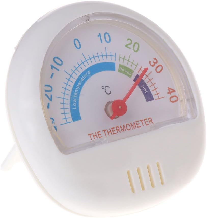 Refrigerator Thermometer for Fridge Freezer with Large Mechanical Dial