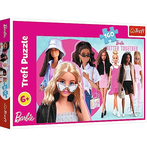 Trefl Barbie 160 Piece Jigsaw Puzzles for Kids – Girls Barbies Puzzle for Children – For Ages 6+