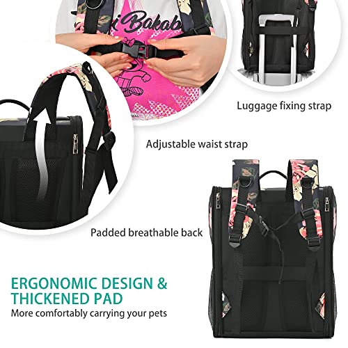 Suppets Cat Backpack Airline Approved Carrier Backpack For Small Dogs Carrier With Ventilated Design Collapsible And Waterproof Pet Bag Carrier With Washable Pad For Travel/Hiking/Outdoor #TOP2