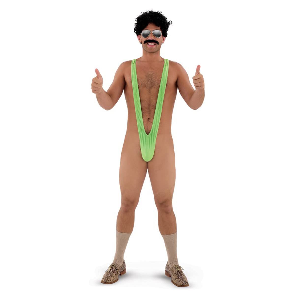 Borat Mankini Traje de baño para Hombres Sexy C-String Swim Trunks Shim Shorts Bikini de Fiesta Alternativa para los Hombres