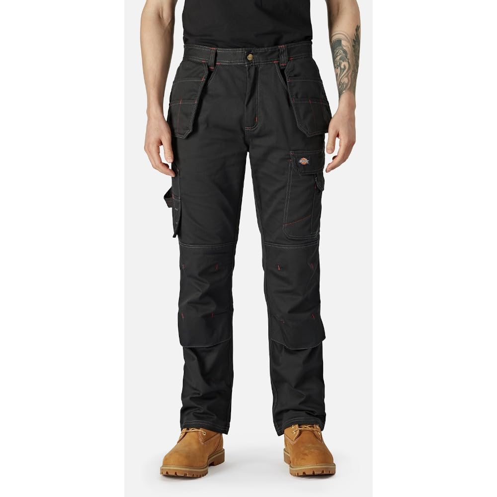 Dickies Redhawk Pro Poliesterowe Męskie Czarne Spodnie Outdoorowe
