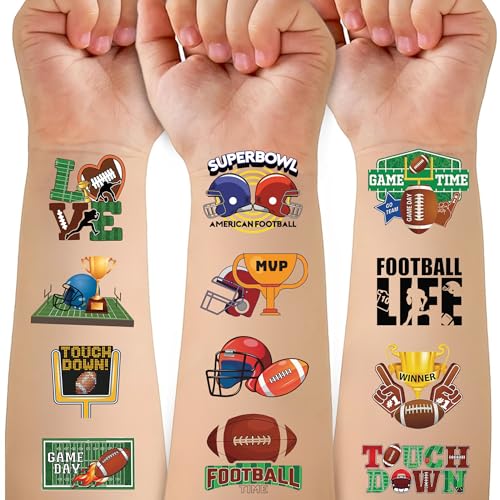 53 PCS 80s Temporary Tattoos, Retro 1980s Hip Hop Party Birthday Decorations Fake Game Console Recorder Tattoo Body Sticker for 80s Birthday Party Favors Supplies Kids Boys Girls Party Bag Filler