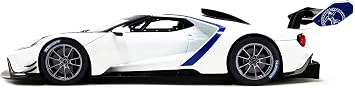 2020 GT MKII White with Blue Stripes 1/18 Model Car by GT Spirit US040