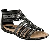 Earth Women's Black Multi Bay 8.5 Medium US