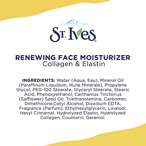 St. Ives, Renewing Collagen & Elastin Moisturizer, 10 Oz (283 G) #TOP7