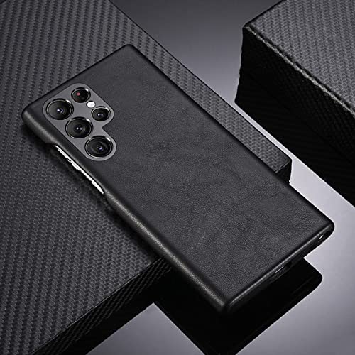 Étui de protection en cuir pour Samsung Galaxy S23 coque haut de gamme