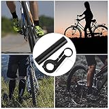 Culnflun Bicycle Handlebar Extension Bracket Multifunction 10cm Extender Bike Light Flashlight Support Clip Cycling Equipment (black)