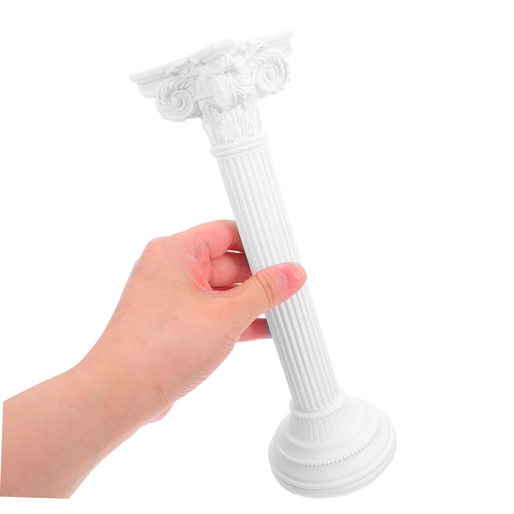 HANABASS Statua Romana da Tavolo in Resina, Scultura Pilastro Romano Decorativo per Arredamento Casa, Oggetto di Scena per Foto, Accentuazione Elegante per Soggiorno e Ufficio