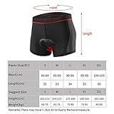 Lixada Men's Cycling Undershorts 3D Padded Breathable Mesh MTB Bike Riding Biking Underwear Shorts - Image 7