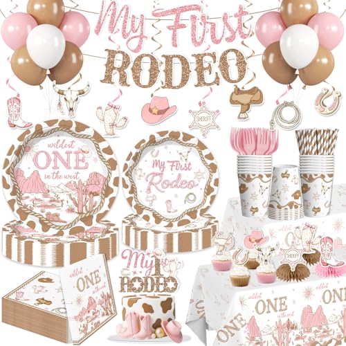 1er rodéo anniversaire déco fille pour fête thématique western