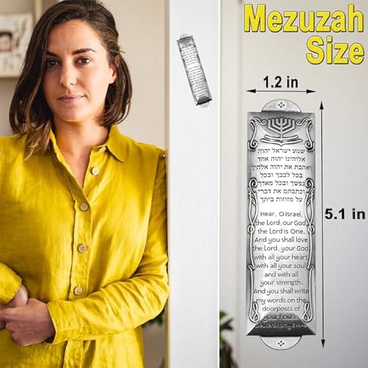 Hợp kim mezuzah trang trí nội thất Jerusalem cửa trang trí hanukkah lintel Quà T