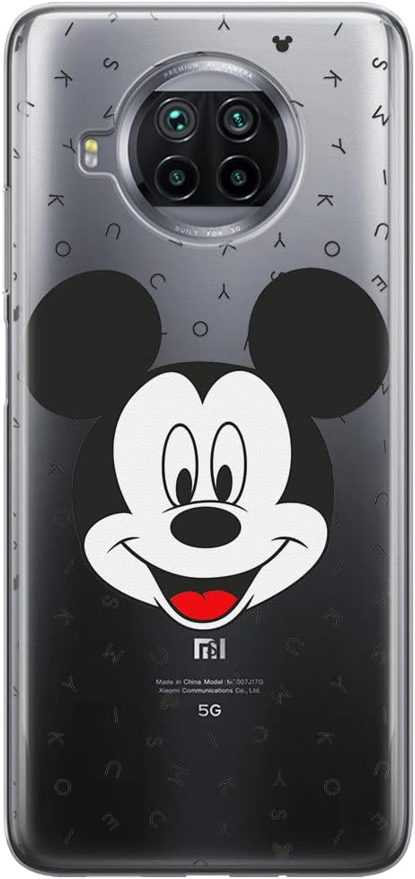 ERT GROUP Mobile Phone case for Xiaomi MI 10T LITE/REDMI Note 9 PRO 5G Original and Officially Licensed Disney Pattern Minnie 011 adapted to The Shape of The Mobile Phone, Partially Transparent