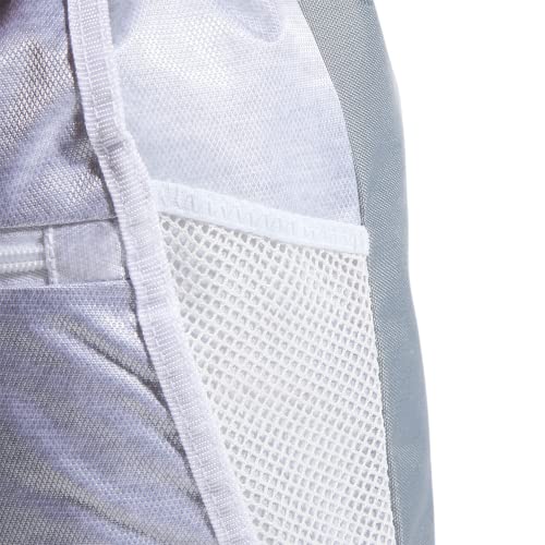 Image of adidas Unisex Alliance II Sackpack, Jersey White /Glory Pink /Grey, ONE SIZE