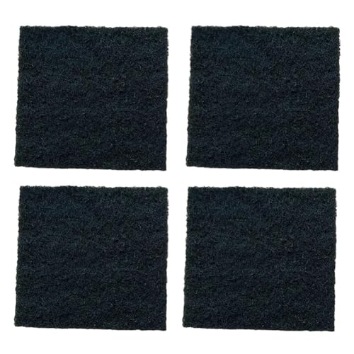 Diheohg 4 filtros de aire de carbón activado WP4151750 para 4151750 554358 WP4151750 AP6009134 PS11742279 Negro