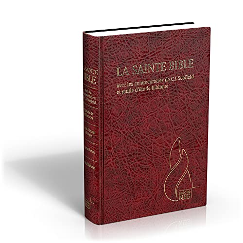 Bible d'étude Segond NEG Scofield, grenat: couverture rigide, skyvertex