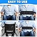 1 PCS Wheelchair Seatbelt, Wheelchair Seat Belt for Adults Chest for Dementia Patients, Wheelchair Restraint Belt for Prevent Falls, Adjustable Wheelchair Safety Belt Ensure Safety(Black)