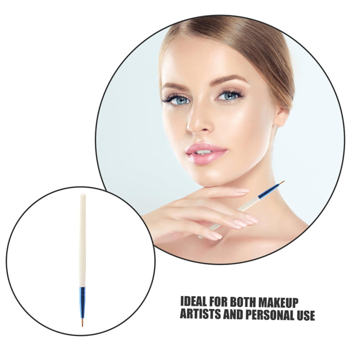 3pcs Fine Point Eye Makeup Brush for Detailed Eyeliner Concealing and Highlighting Soft Bristles Non-shedding Eyeliner Cosmetic Applicator for Precise Aegyosal and Eyeshadow