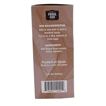 Celtic Sea Salt Smoked Flake Salt 5.3 Oz (150 G), Natural, Slowly Smoked Over Oak, Handcrafted, Gourmet, Salt Flakes, Salty, 5.3 Oz (Pack of 1)