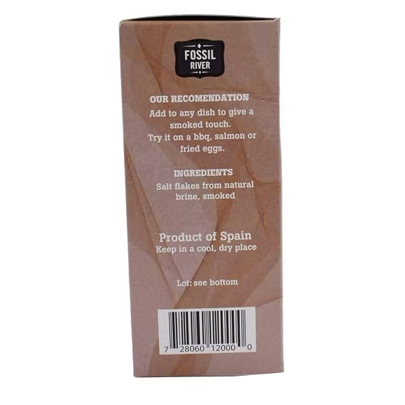 Celtic Sea Salt Smoked Flake Salt 5.3 Oz (150 G), Natural, Slowly Smoked Over Oak, Handcrafted, Gourmet, Salt Flakes, Salty, 5.3 Oz (Pack of 1)