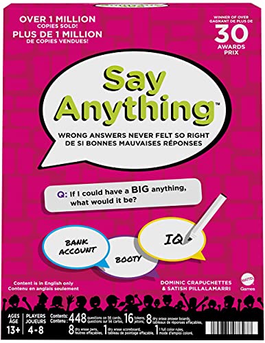 Juego de mesa Say Anything Mattel para adolescentes y adultos miniatura 1