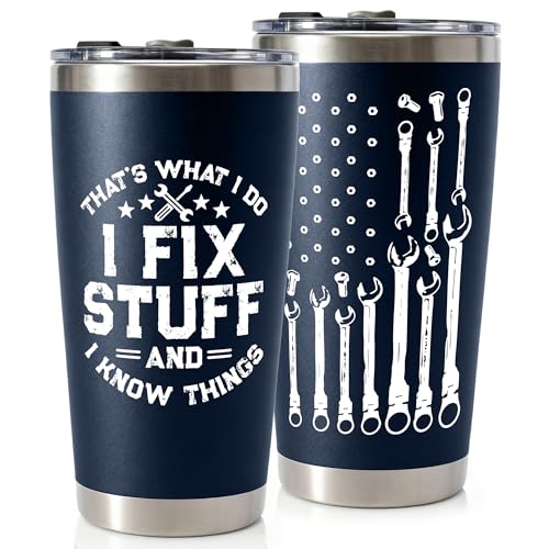 Fathers Day Gift for Dad from Daughter, Son - Birthday Gifts for Men, Dad, Him, Handyman, Grandpa - Dads Birthday Gift Ideas - Cool Mens gifts Ideas, Mens Birthday Gift Ideas - Men Tumbler 20Oz