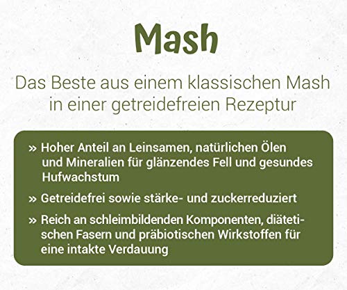 JOSERA Kraut & Rüben Mash Premium Pferdefutter mit getreidefreier Rezeptur hoher Leinsamenanteil stärke- und zuckerreduziert, 2 kg