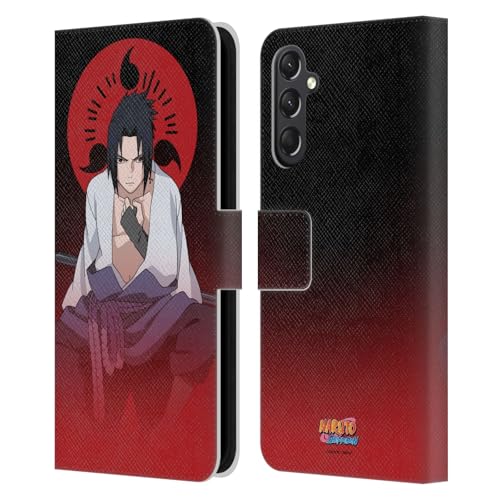 Housse portefeuille Naruto Sasuke pour Samsung M34 5G avec porte-cartes