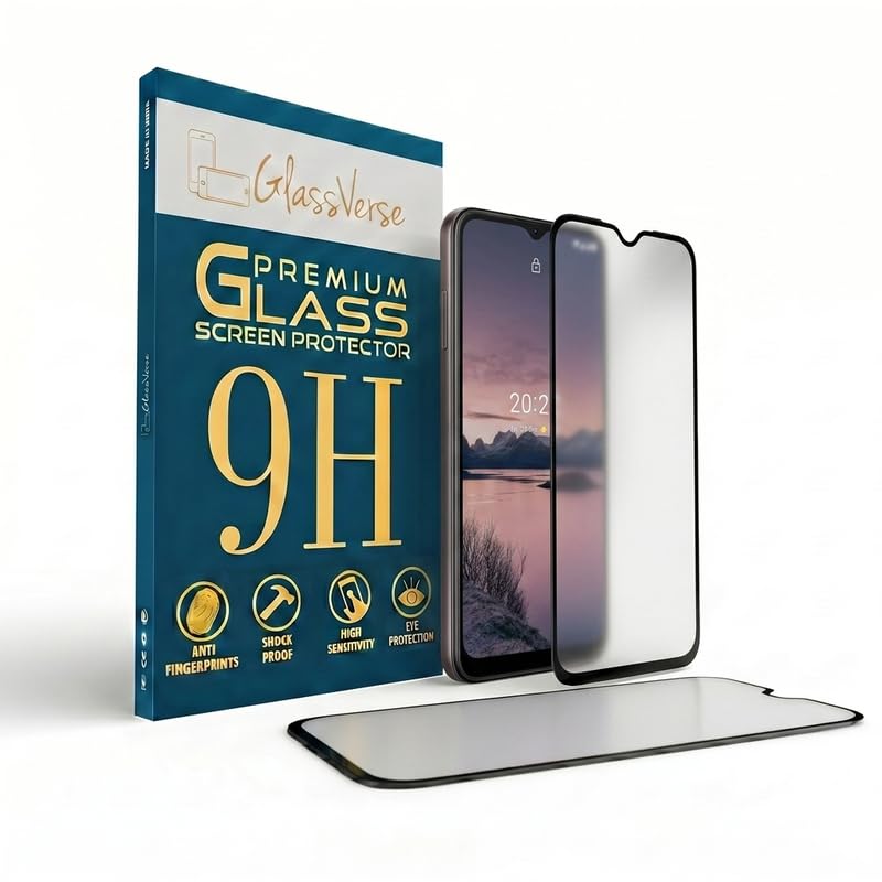 Image of GlassVerse D+ Matte Tempered Glass With 18H Hardness For Nokia G21 (PACK OF 1) with Free Installation Kit Full screen Coverage - 6.5 inch