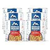 Mountain House Freeze Dried Rice and Chicken #10 Can Hunting, Survival, Camping, Backpacking Food Backed by a 30-Year Taste Guarantee Survival Emergency Food Gluten Free 6 Cans Per Case
