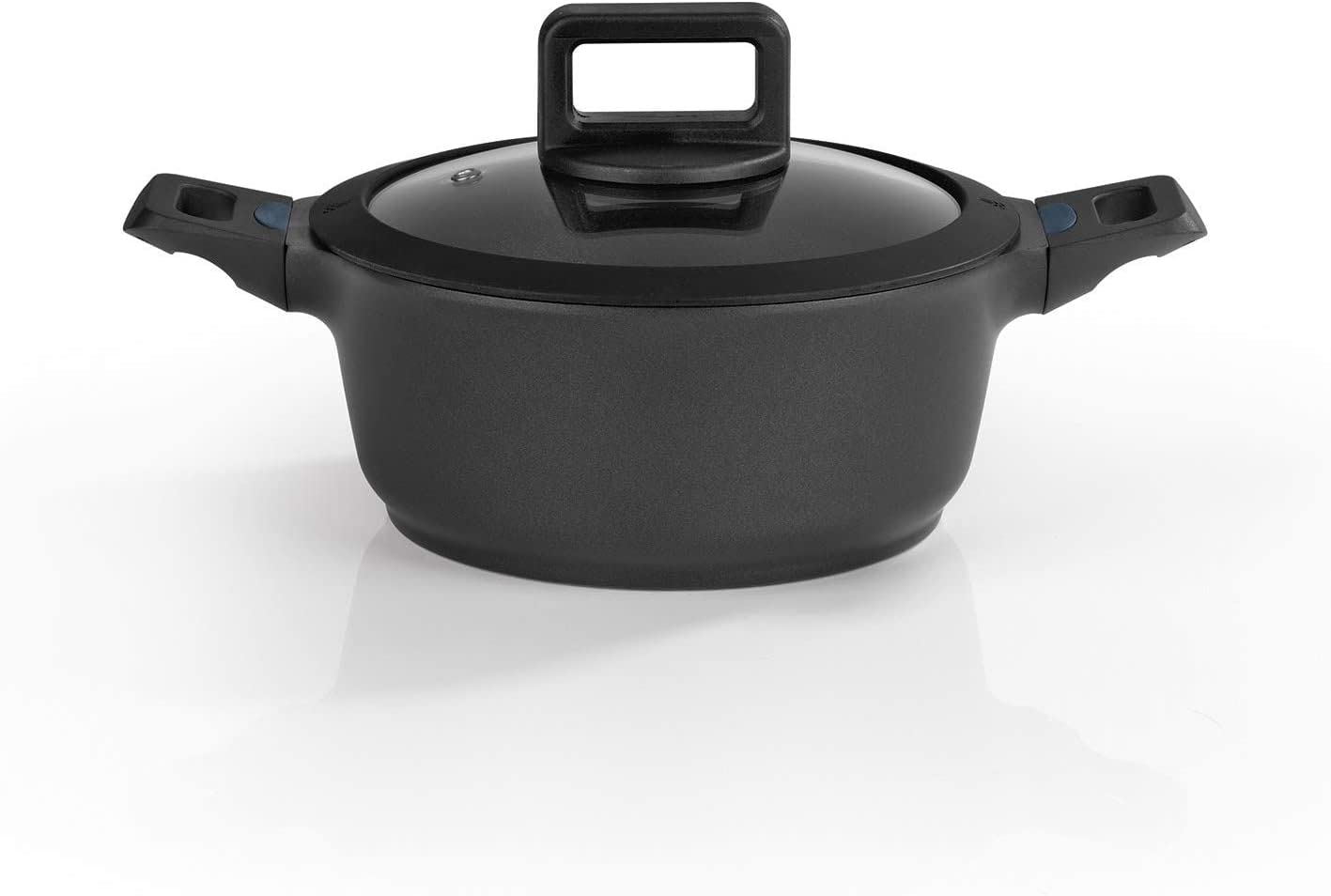 N8WERK Gegoten Aluminium Kookpot Midnight Edition | 24 Cm Kleurenwisselende Temperatuurweergave Deksel Met Siliconen Rand Voor Alle Kachelsoorten 3 Voudige Ilag Ultime Afdichting N8WERK Gegoten Aluminium Kookpot Midnight Edition | 24 Cm Kleurenwisselende Temperatuurweergave Deksel Met Siliconen Rand Voor Alle Kachelsoorten 3 Voudige Ilag Ultime Afdichting