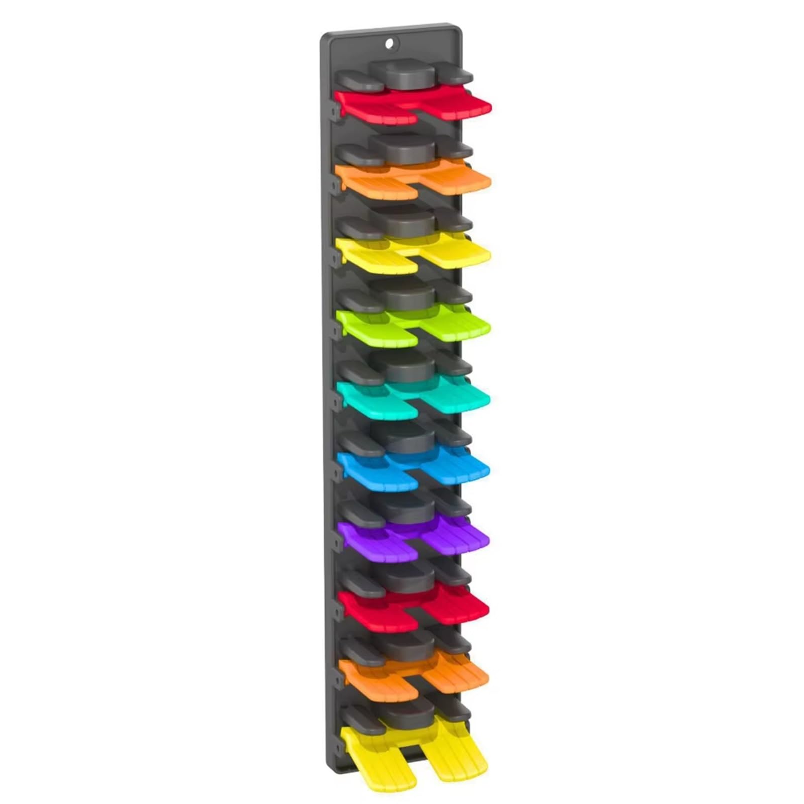 TRRYUIP Hat Storage Hat Organizer For Baseball Caps With Built in Spring Clips Adjustable Storage For Door/Closet Display Racks(Colorful hat rack)