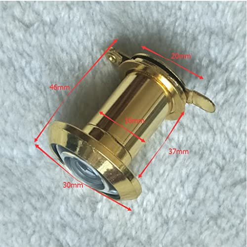 Mirilla de puerta con lente gran angular 25-40mm para grosor de puerta miniatura 5