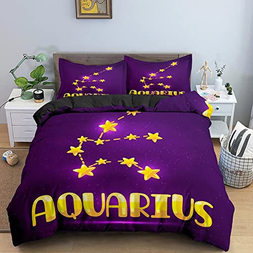 Housse de Couette avec Fermeture Éclair Microfibre Douce - 2
