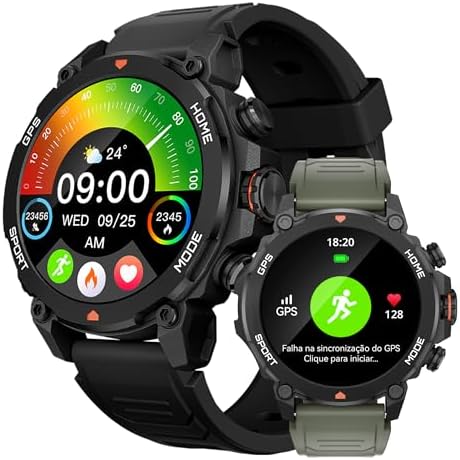 Smartwatch Relogio Inteligente Masculino Relógio Inteligente, GPS...