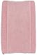 Meyco Wickelauflagenbezug Teddy (kuscheliger Wickeltischauflage Bezug, pflegeleicht & hochwertig, 100% Waffel-Baumwolle, Teddy-Fleece, 50 x 70 cm), Old Pink