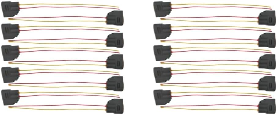 Ignition Coil Connector Harness Socket Pigtail Plug 7700875000 243CSD16697 8200765882 Compatible with Laguna Kangoo Automotive and Motorcycle Applications (4 PCS)