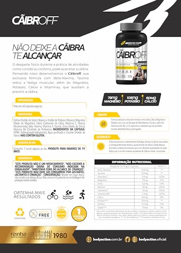 Cãibroff Anti Cãibras + Salt Reload Cápsulas Sal Bodyaction