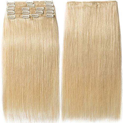 8 Pieces 18 clips Straight silky 20 inch - 1444