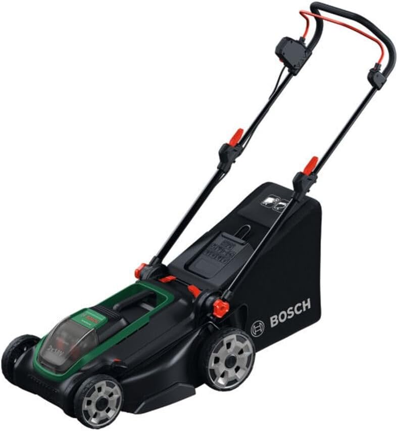 Bosch Rotak 18V2-43 (2x 4.0Ah, Çift Akü) Çim Biçme Makinesi