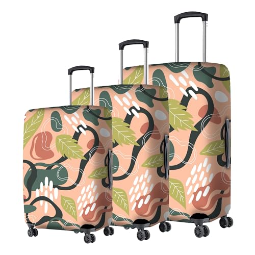 Image of Nasher Miles Polyester Protective Luggage Cover Set of 3 (Small-Medium-Large) - Blossom