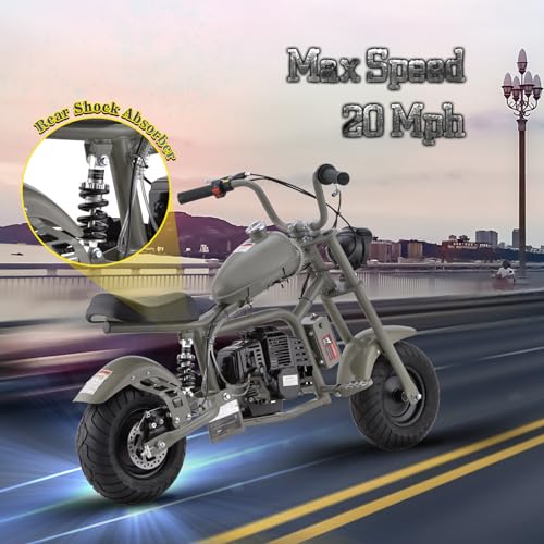 image for HOVER HEART Gas Mini Chopper Bike, DB003 Model 49.4 CC 2-Stroke Dirt B