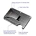 Carbon Fiber Credit Card Holder RFID Blocking Anti Scan Metal Wallet Money Cash Clip