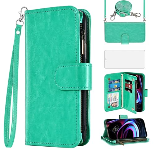 Pochette Motorola Moto Edge 2021 pour voyager léger avec porte-monnaie