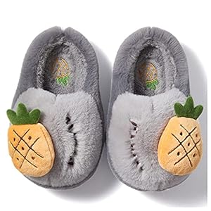 Sloffen Meisjes/Kinderen Leuke Slippers Toddler Slippers Jongens Met Warm Pluche Fleece House Slip-on Schoenen Indoor…