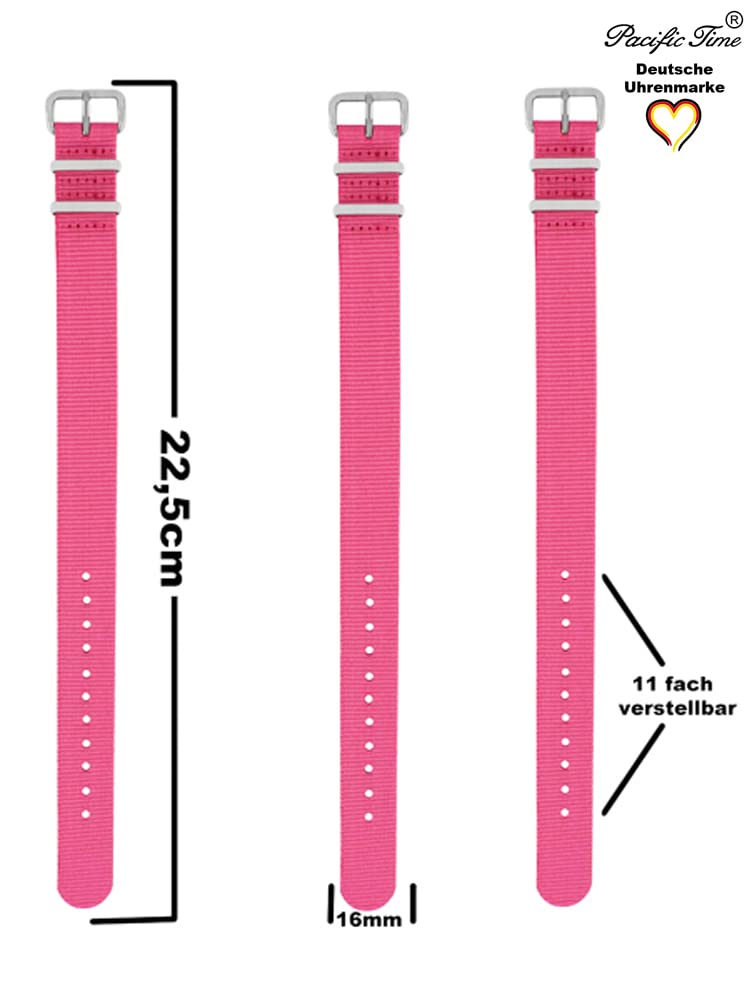 Pacific Time Kinderuhr Mädchen Pferdeuhr Geschenk-Set Rosa 2 Armbänder | Geschenk für Mädchen: Pferdeuhr mit violettem Pferdekopf, 2 Armbänder, 5 ATM wasserdicht, günstiger als Einzelkauf