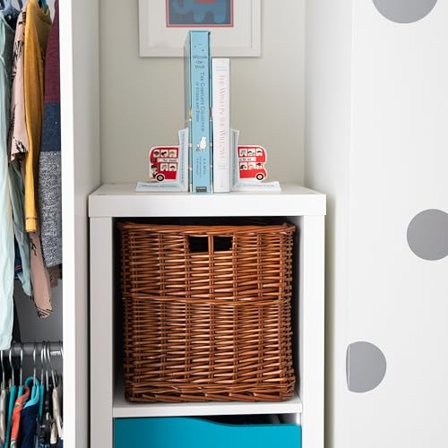 Boîte en osier et unité de rangement cube 32 cm pour étagère modulable - 6
