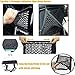 DYKESON Dog Car Net Barrier Pet Barrier with Auto Safety Mesh Organizer Baby Stretchable Storage Bag Universal for Cars, SUVs -Easy Install, Car Divider for Driving Safely with Children & Pets